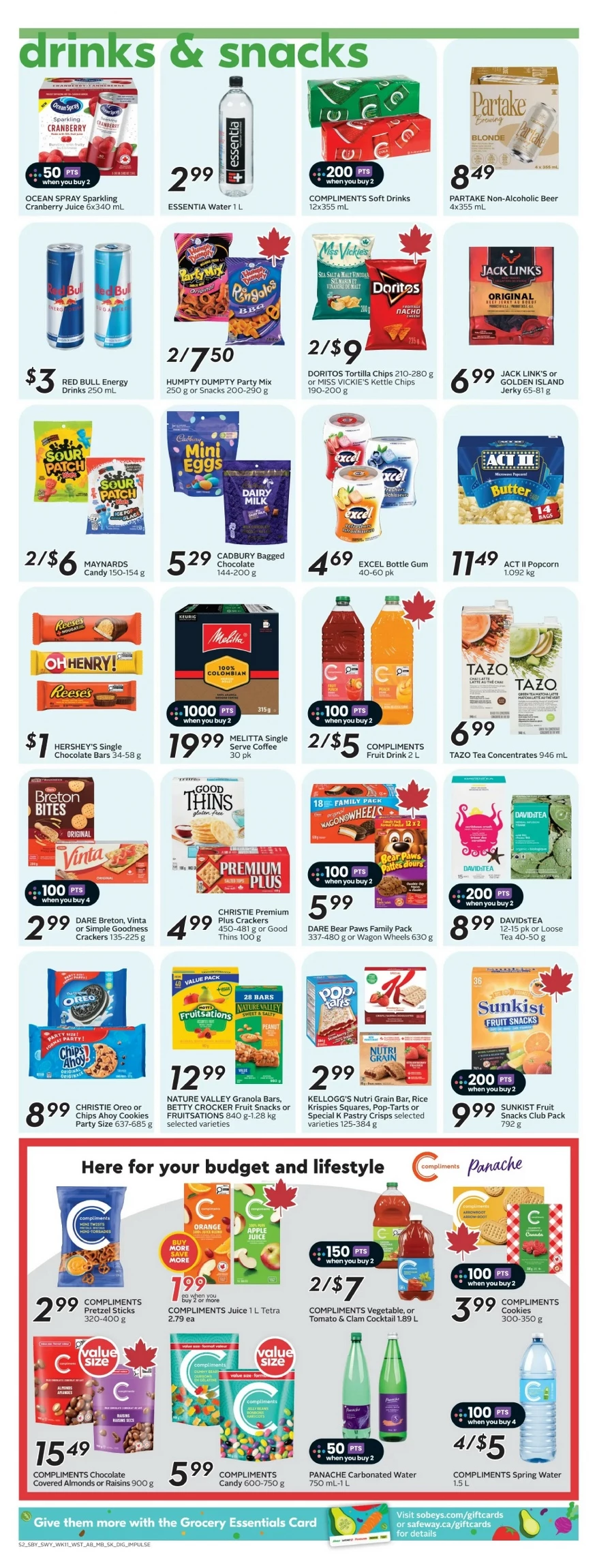 safeway sobeys flyer west july 10 16 16