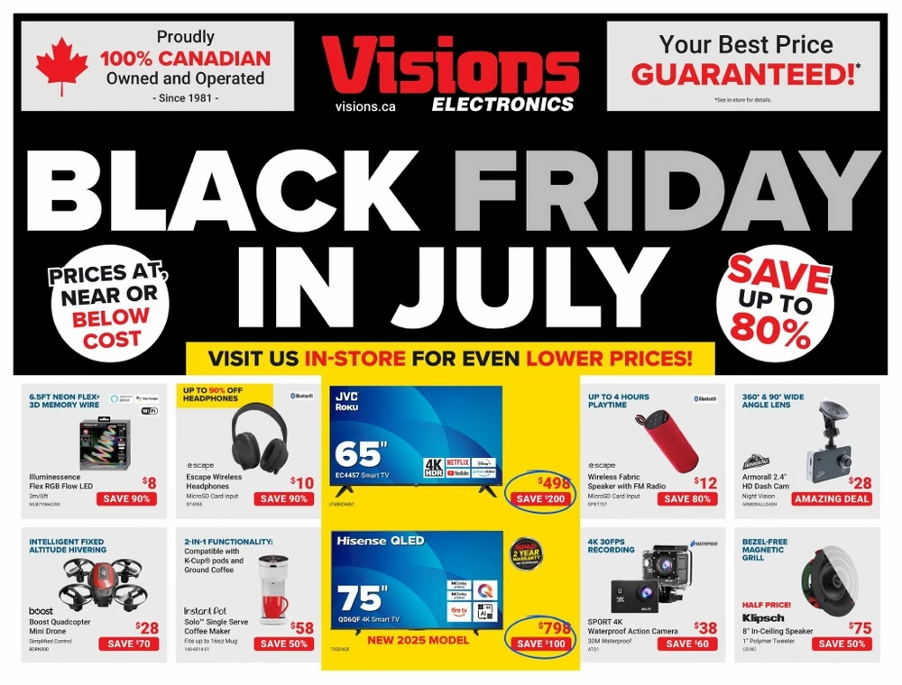 visions electronics
