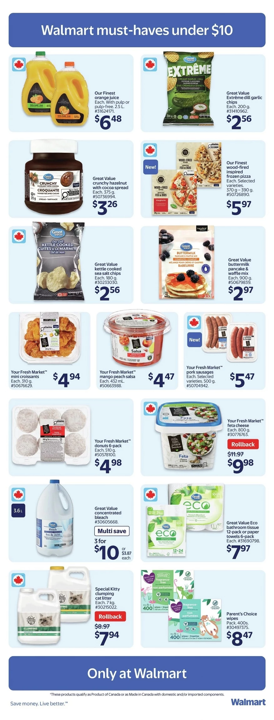 walmart flyer july 24 30 11