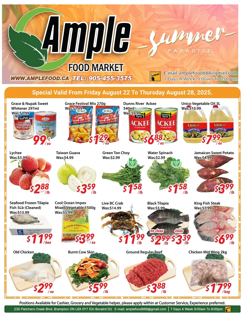 ample food market flyer august 22 28 5