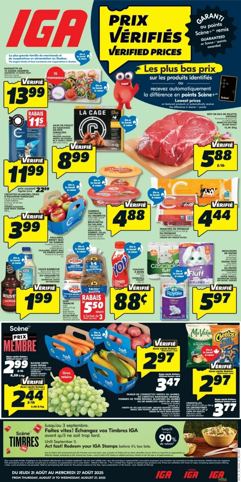 iga flyer circulaire
