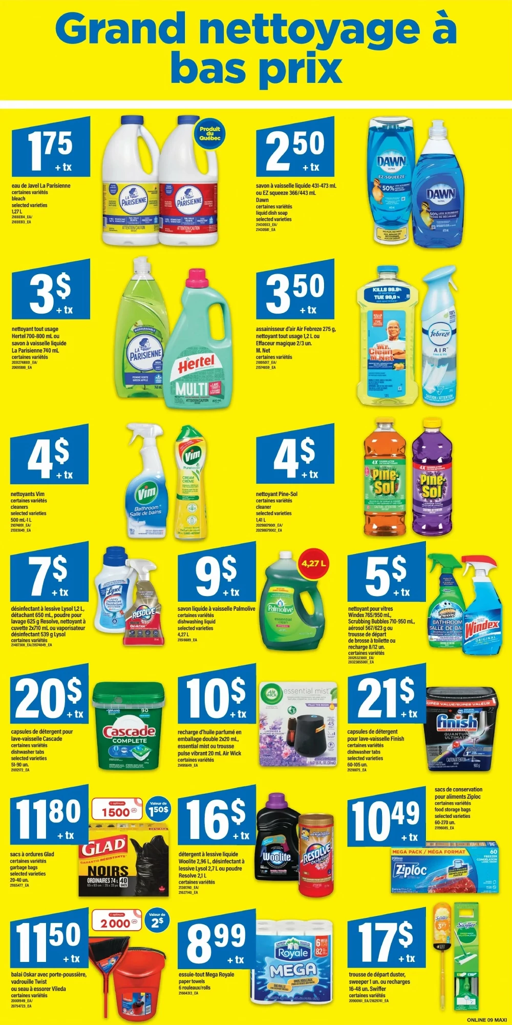 maxi flyer august 28 september 3 14