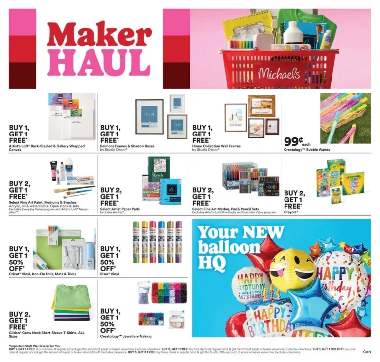 michaels flyer