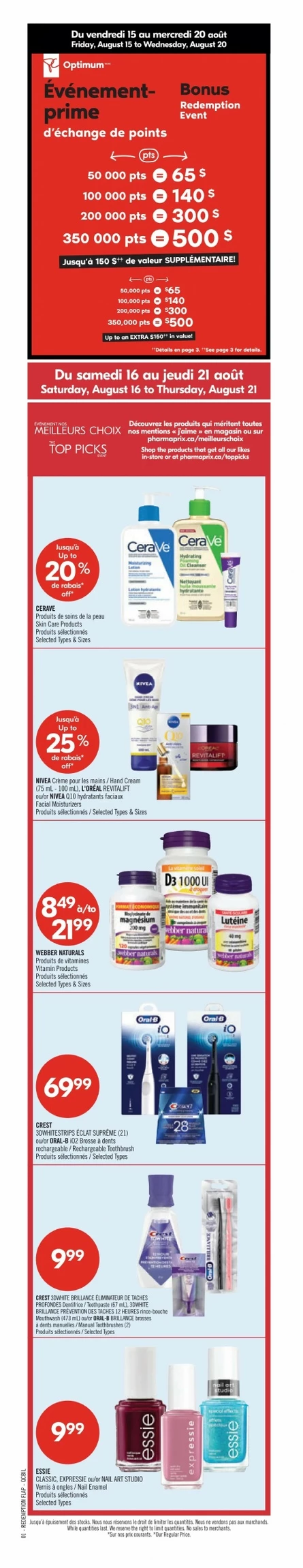 pharmaprix flyer 