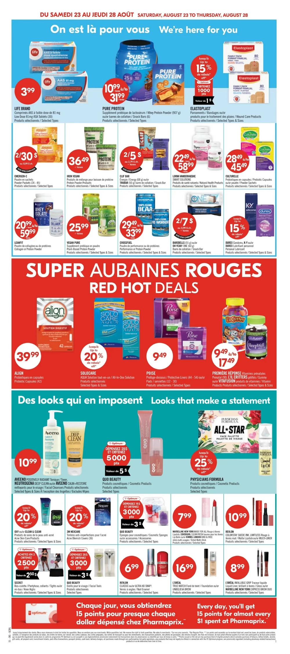 pharmaprix flyer august 23 28 12