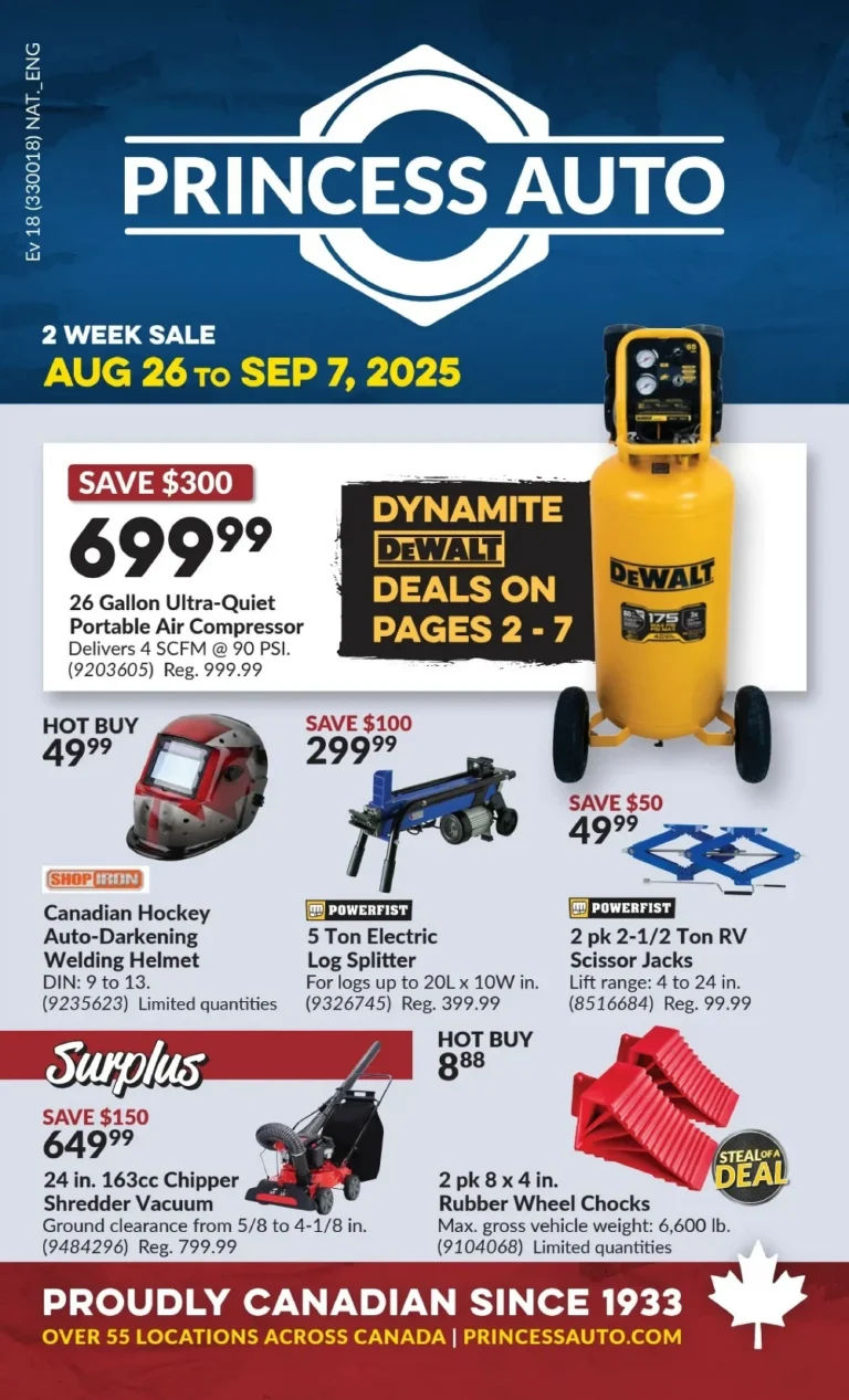 princess auto flyer new two week flyer