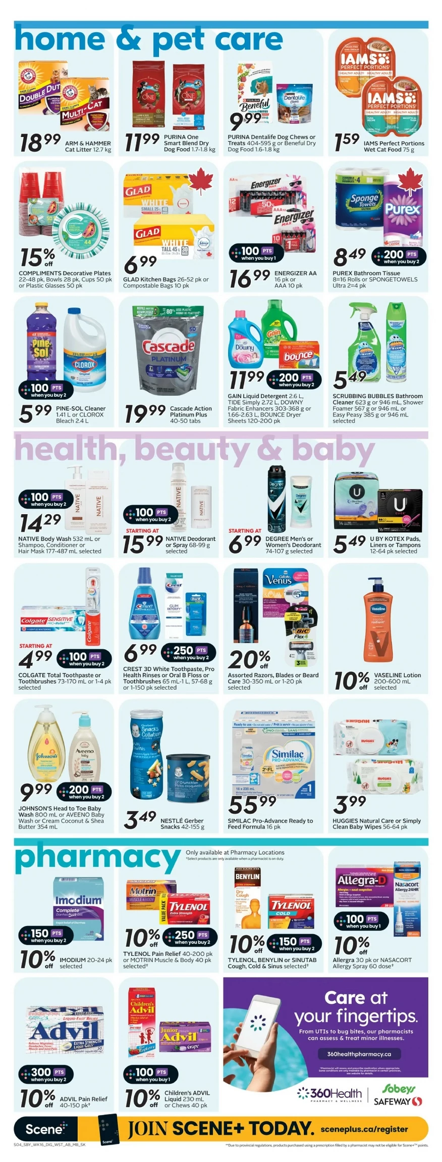 safeway sobeys flyer west august 14 20 13