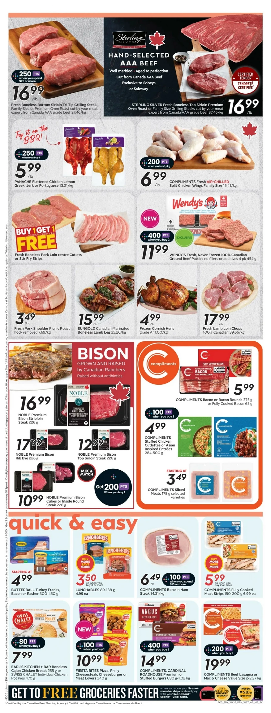 safeway sobeys flyer west august 14 20 7