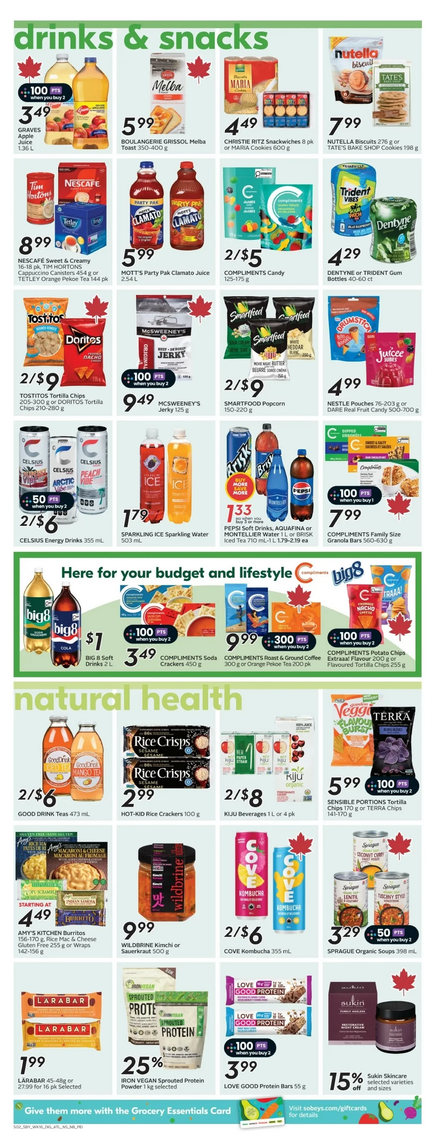 sobeys flyer atlantic august 14 20 11
