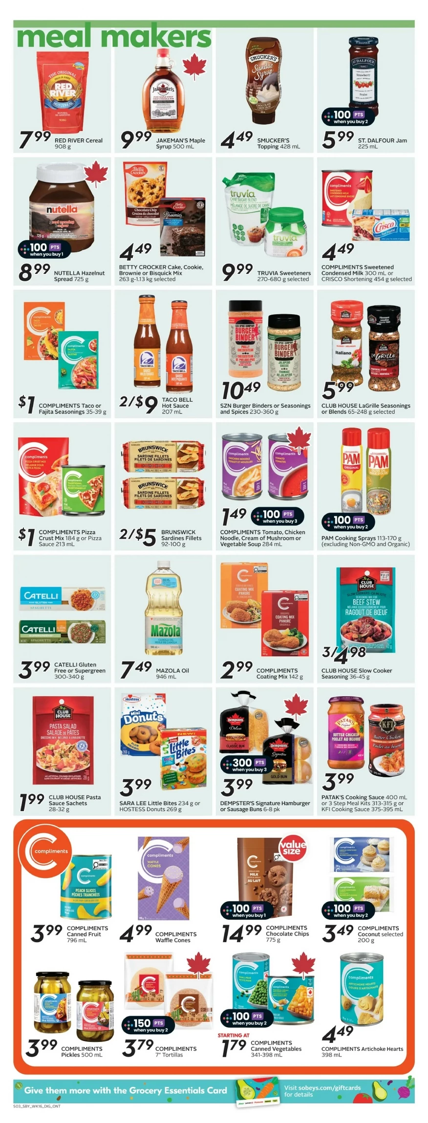 sobeys flyer ont august 14 20 12