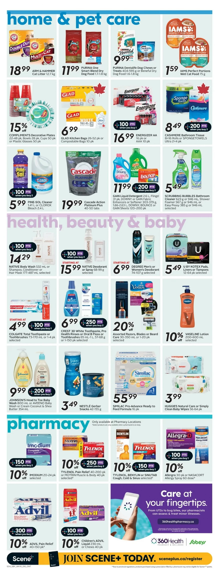 sobeys flyer ont august 14 20 13