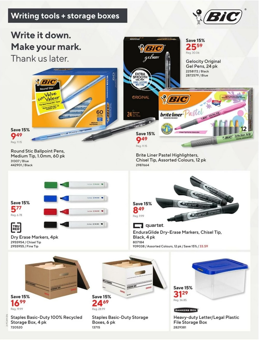 staples flyer august 15 21 2