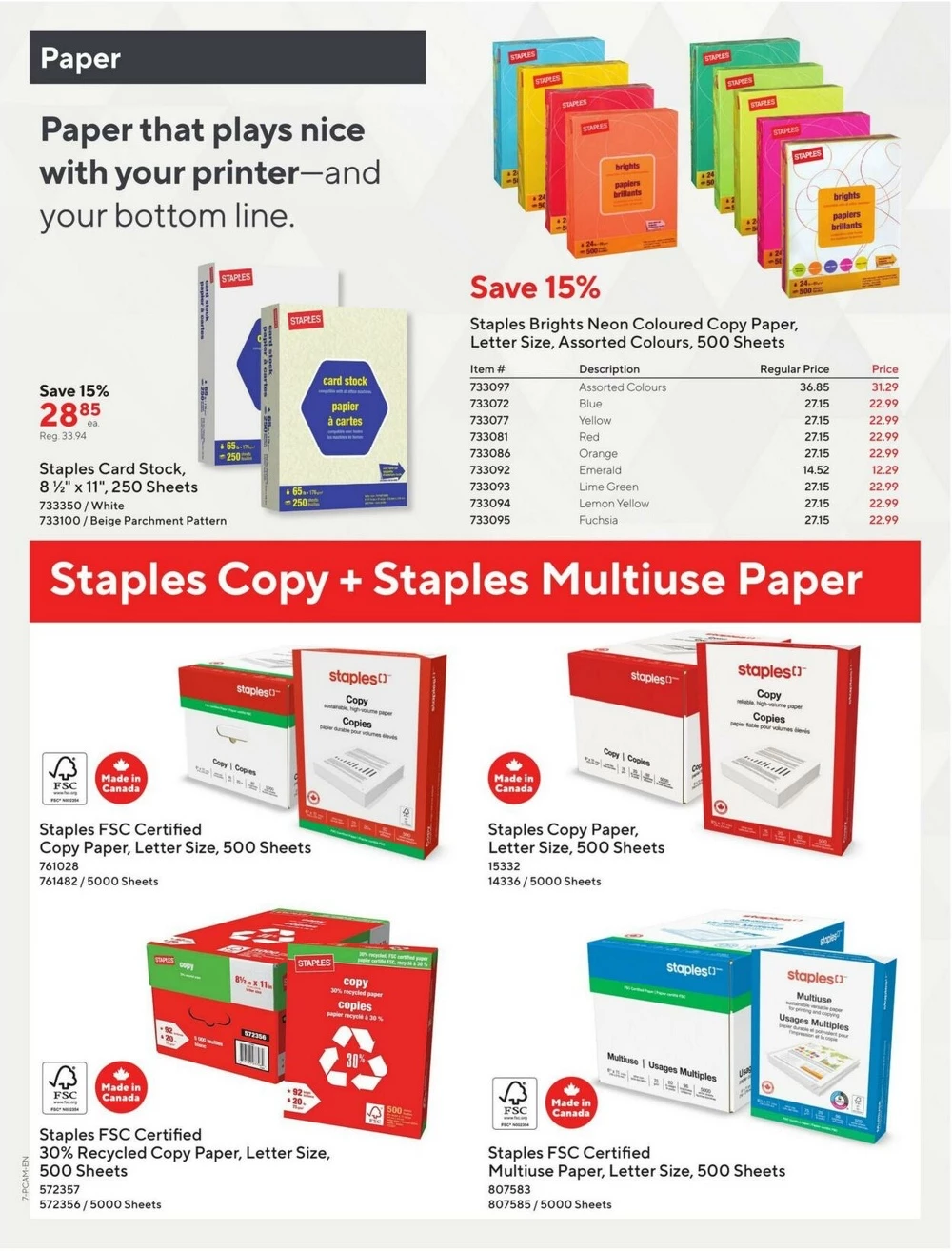staples flyer august 15 21 7