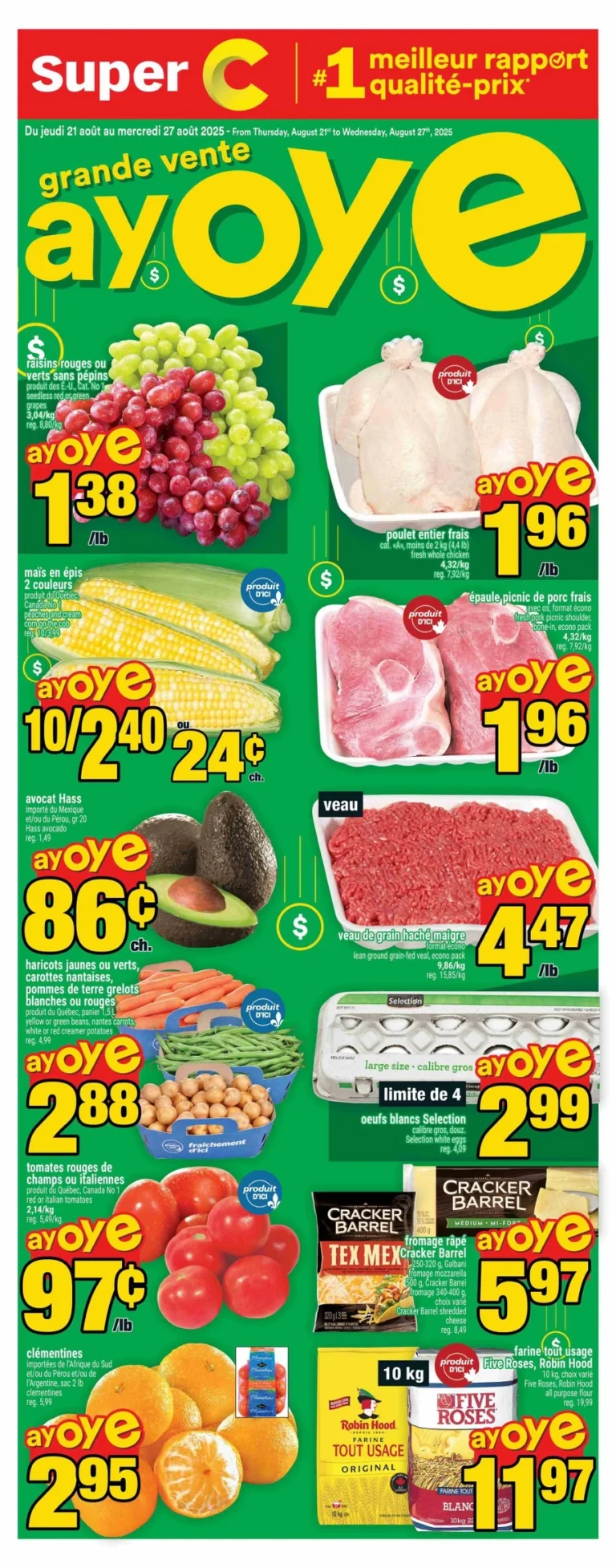 super c flyer , super c circulaire