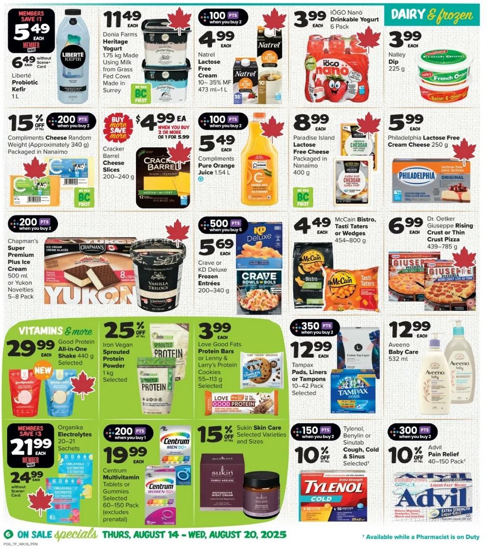 thrifty foods flyer august 14 20 7