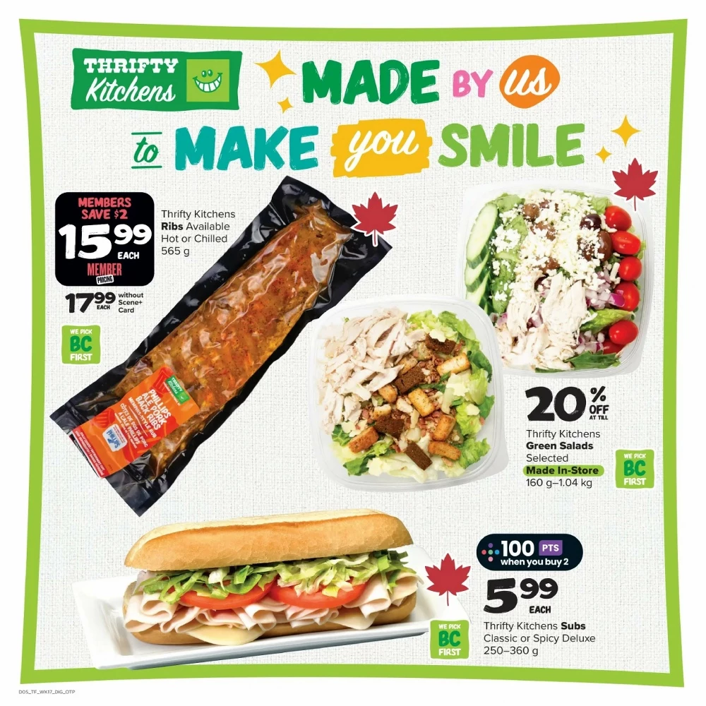thrifty foods flyer august 21 27 14