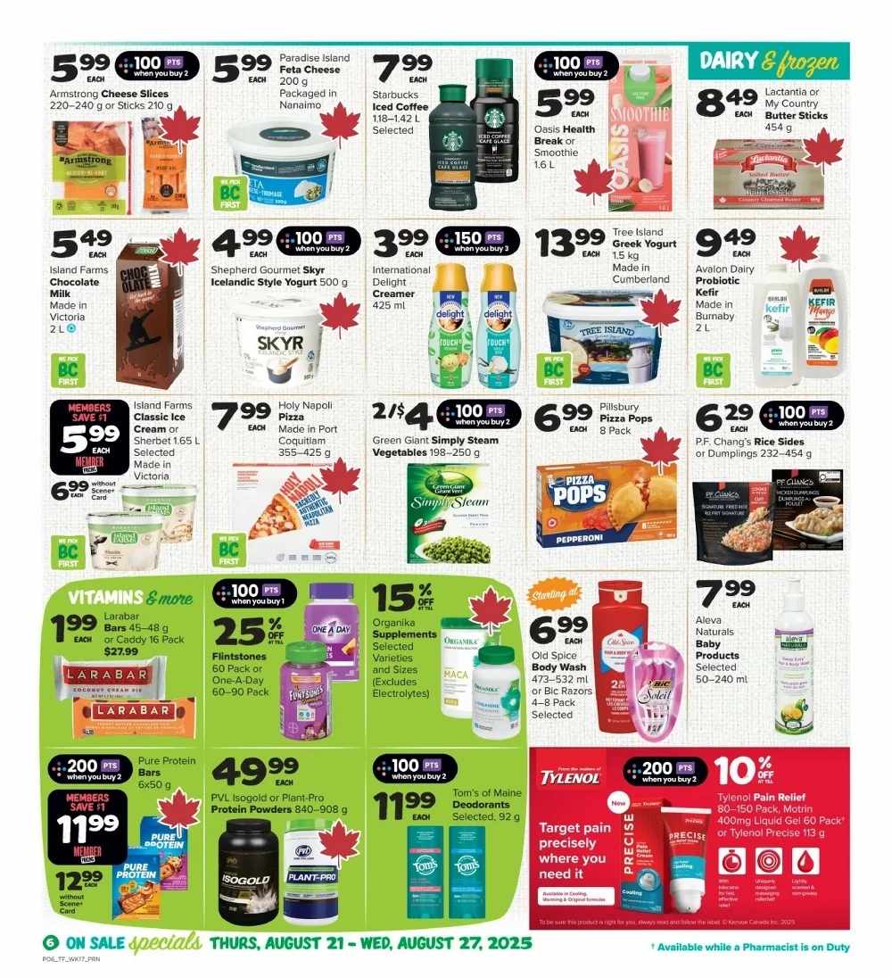 thrifty foods flyer august 21 27 7