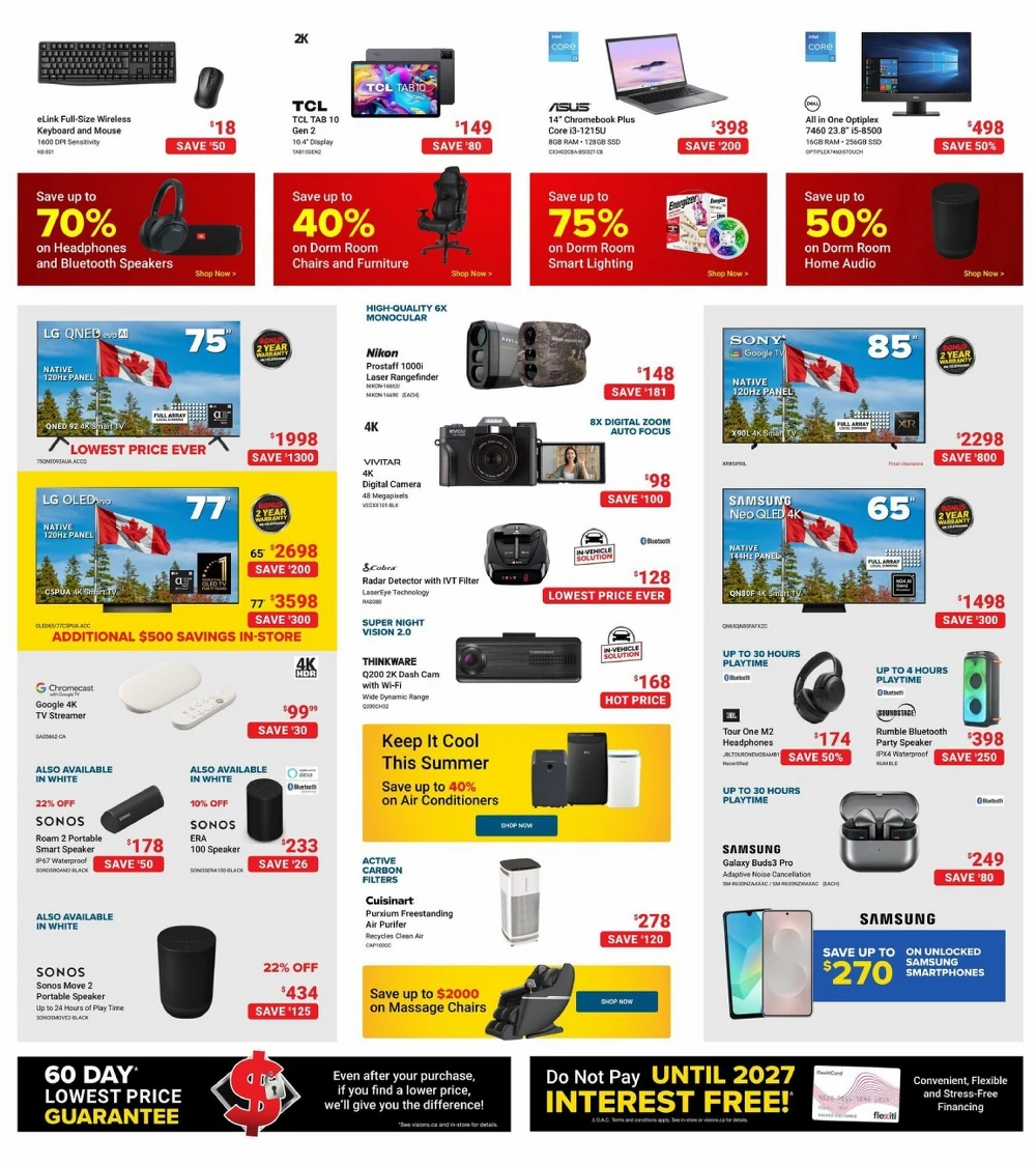 visions electronics flyer august 22 28 2
