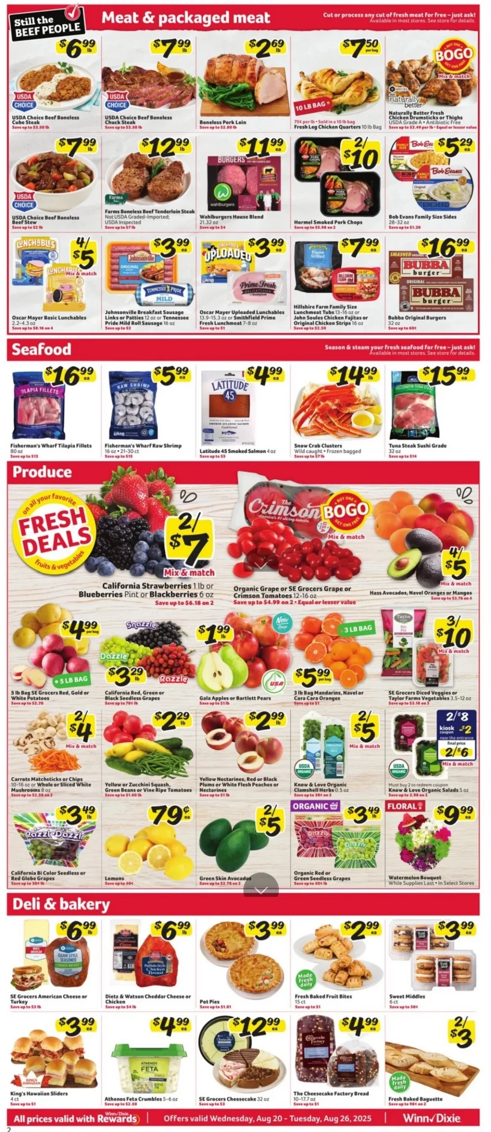 winn dixie weekly ad aug 20 27 2