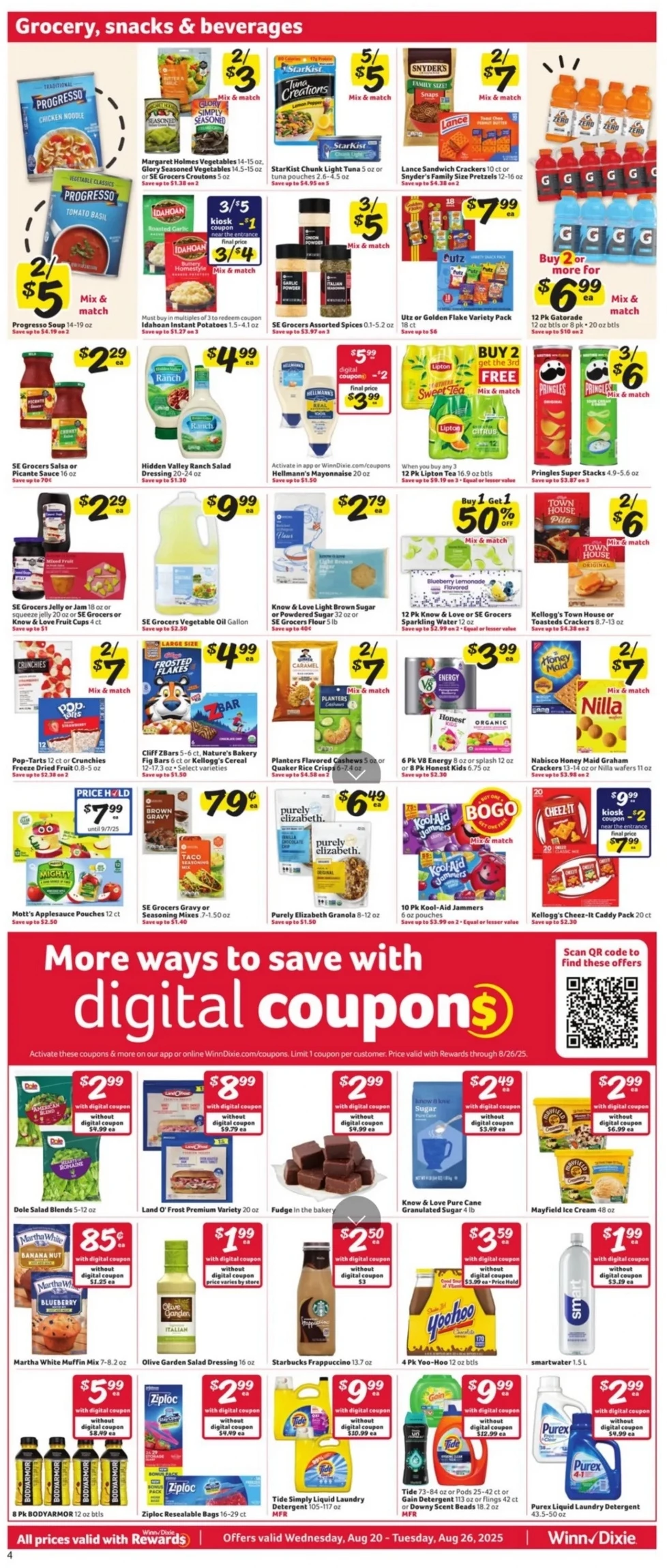 winn dixie weekly ad aug 20 27 4
