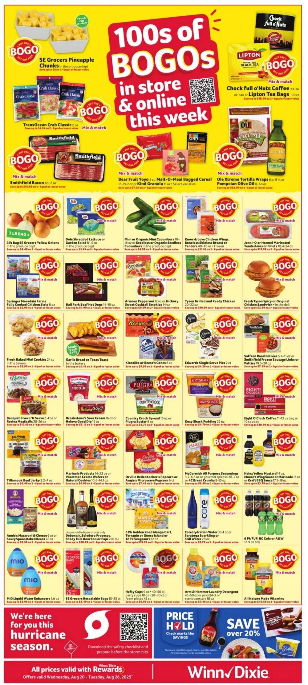 winn dixie weekly ad aug 20 27 6