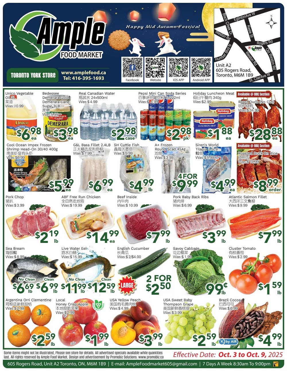 ample food market flyer 
