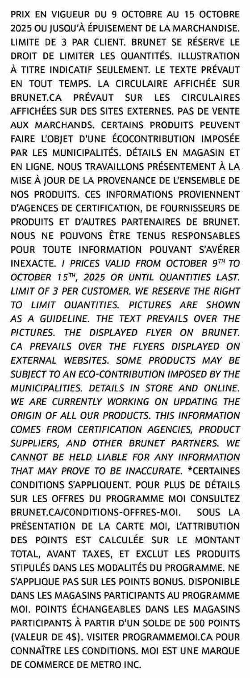 brunet flyer october 9 15 12