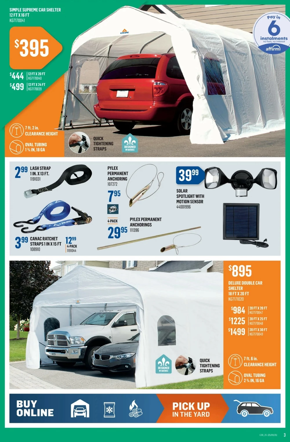 canac flyer september 25 october 1 3