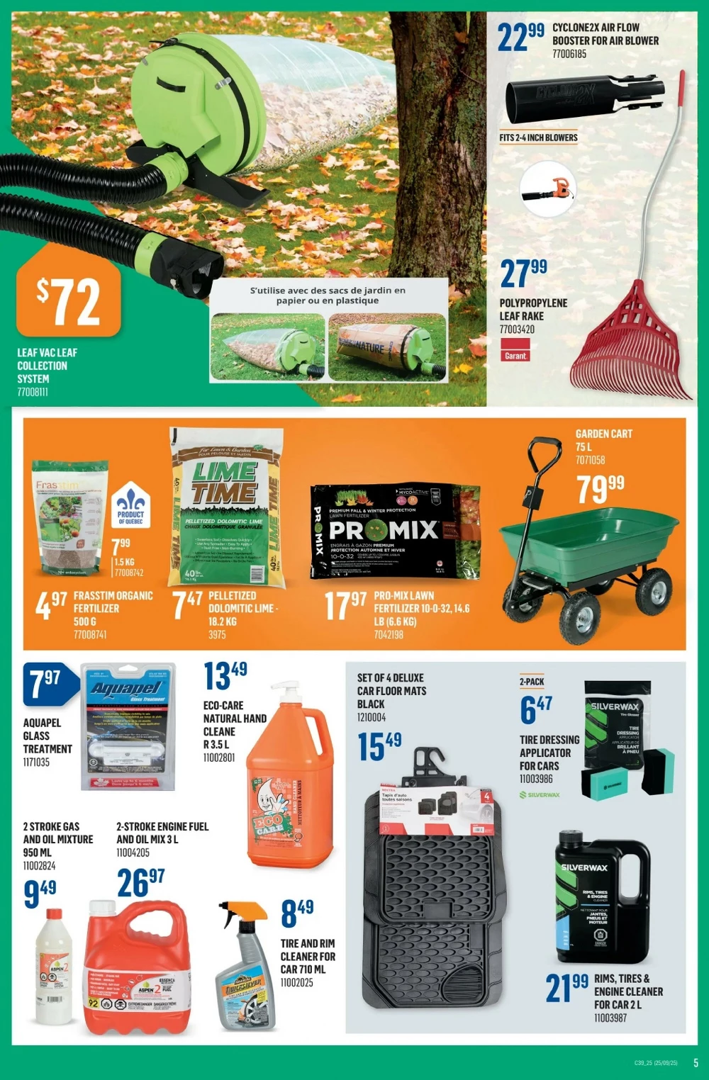 canac flyer september 25 october 1 5