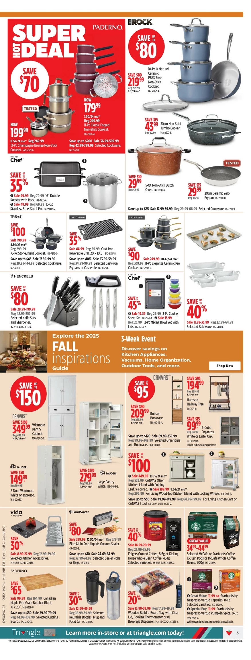 canadian tire flyer september 25 october 1 3
