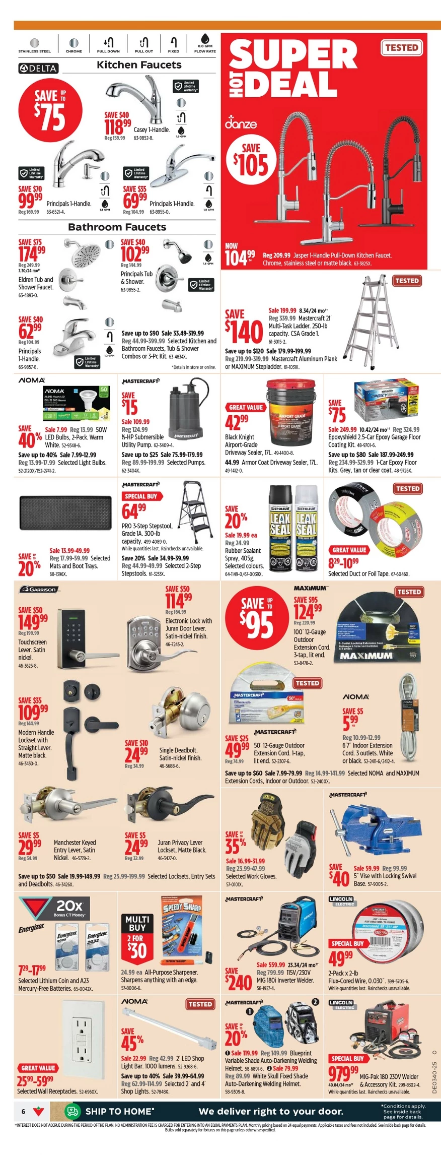 canadian tire flyer september 25 october 1 6