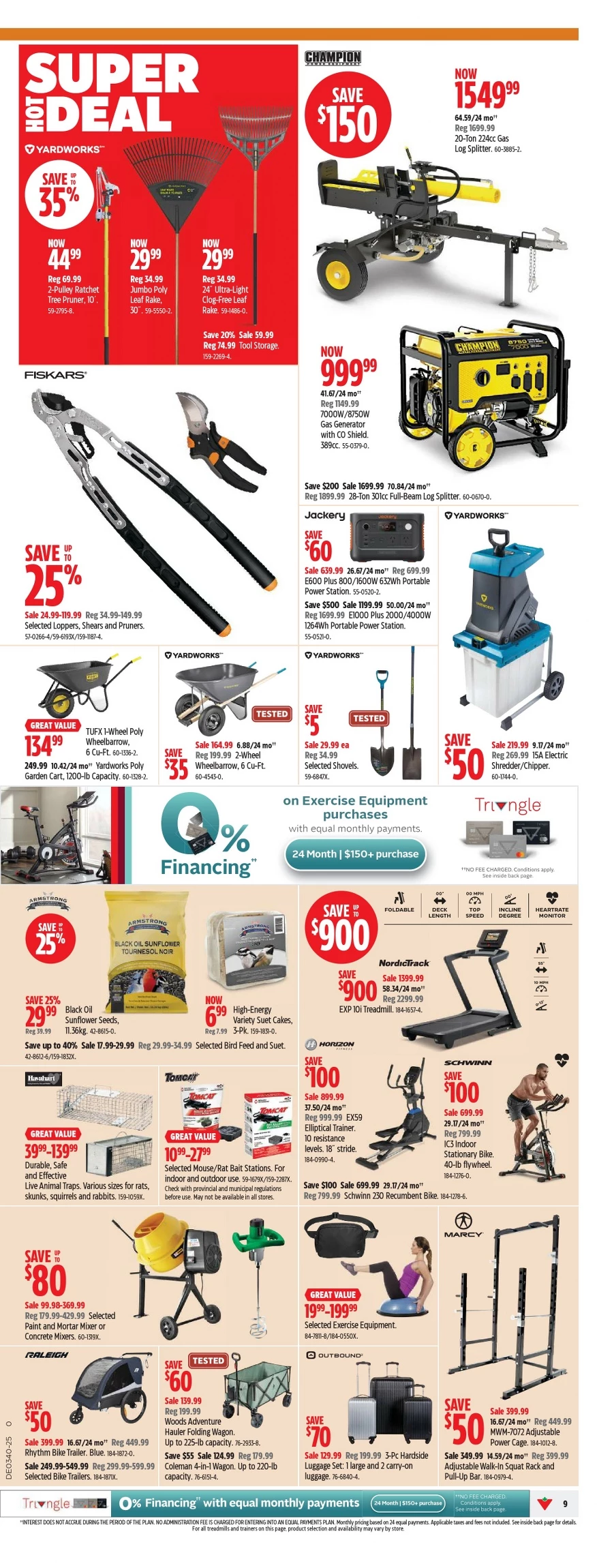 canadian tire flyer september 25 october 1 9
