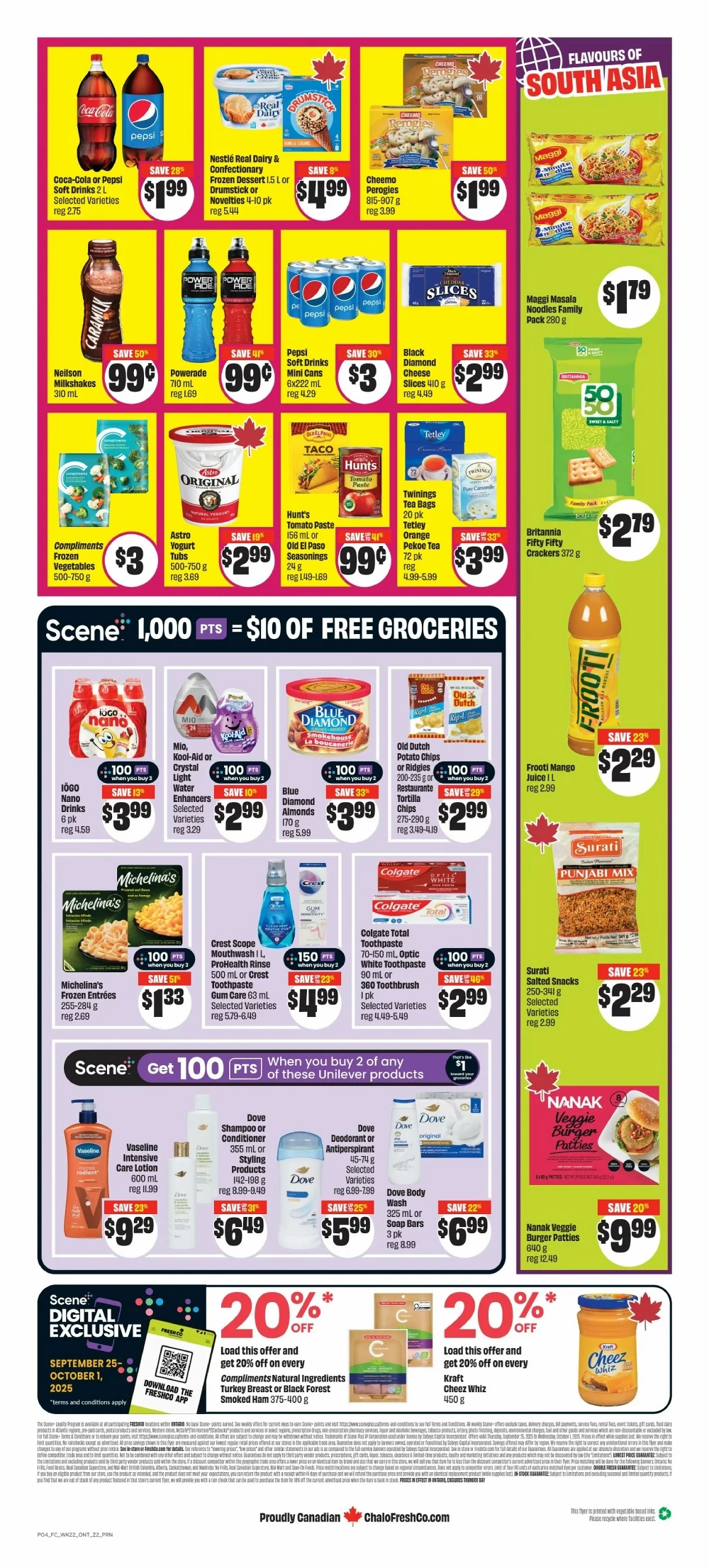 chalo freshco flyer september 25 october 1 2