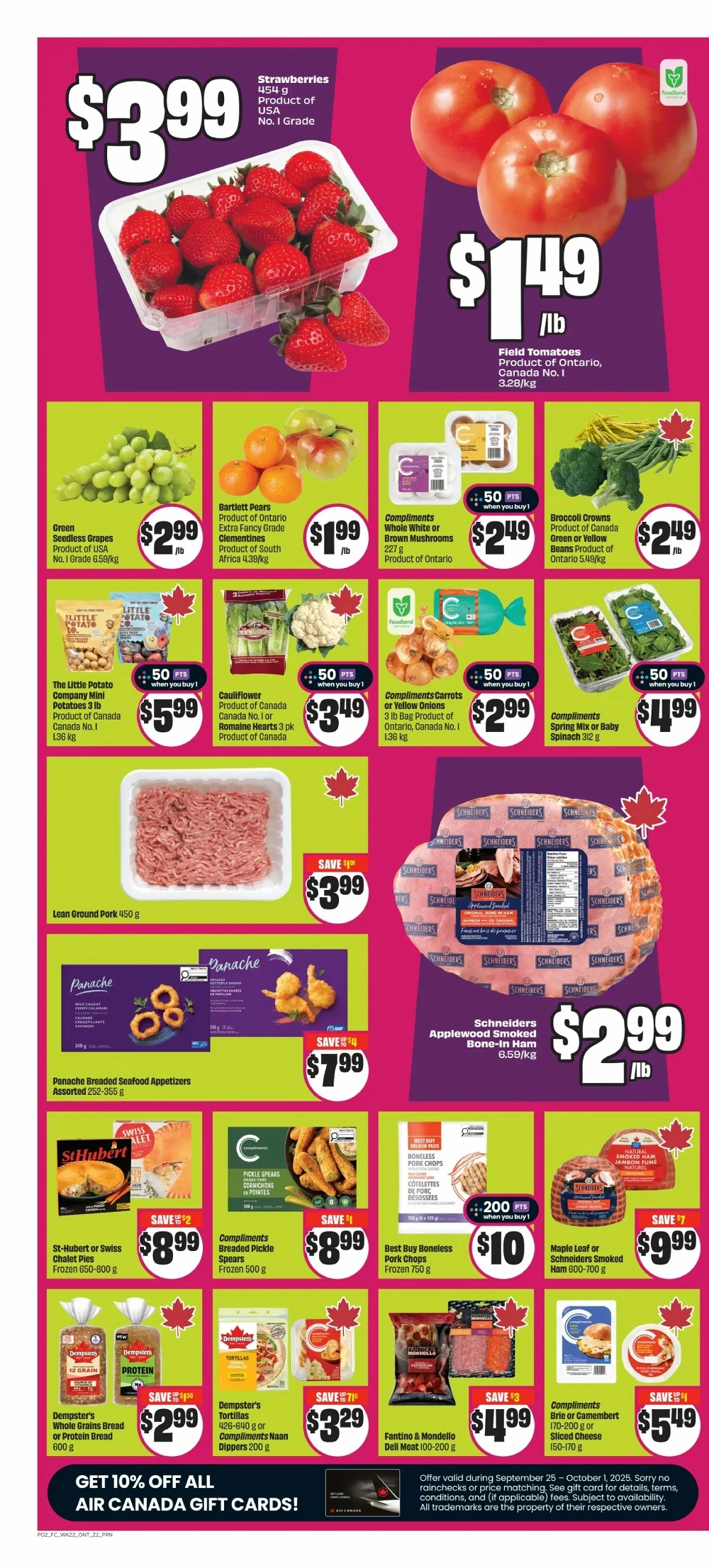 chalo freshco flyer september 25 october 1 3