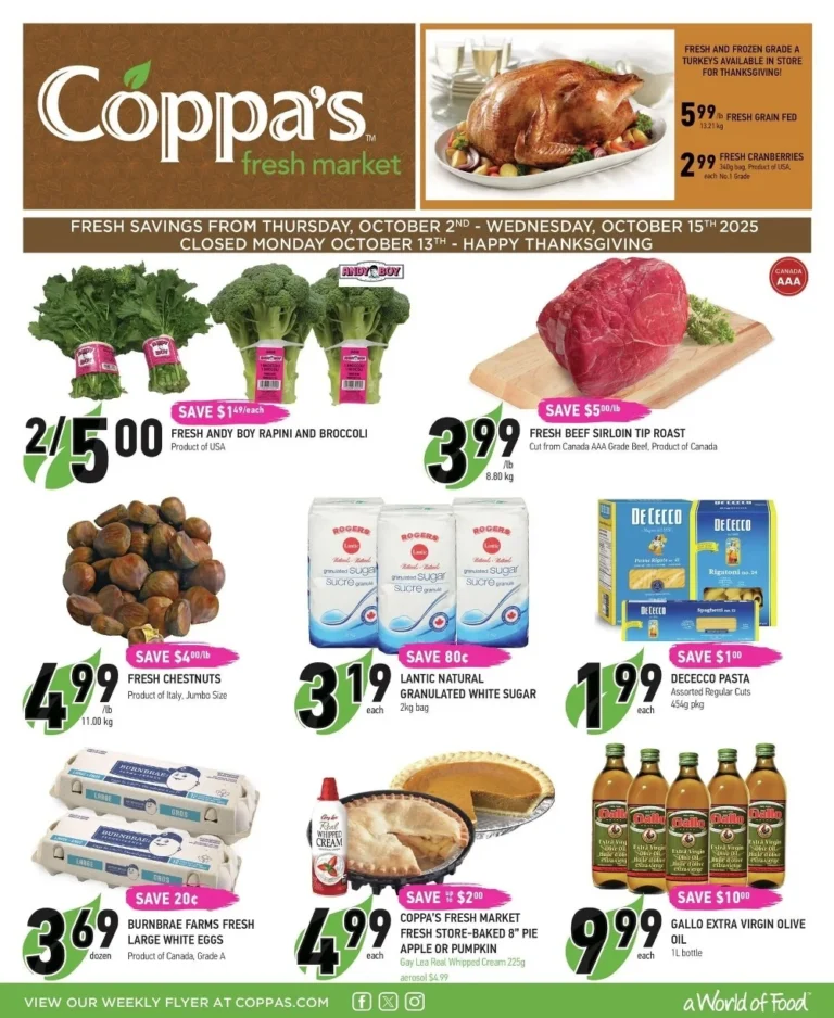 coppa's flyer