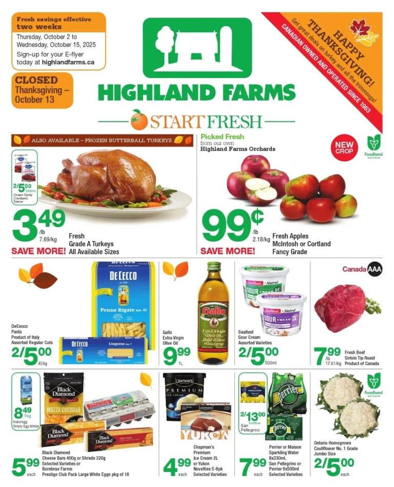 highland farms flyer two week flyer