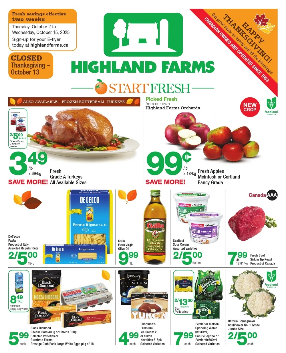 highland farms flyer two week flyer 