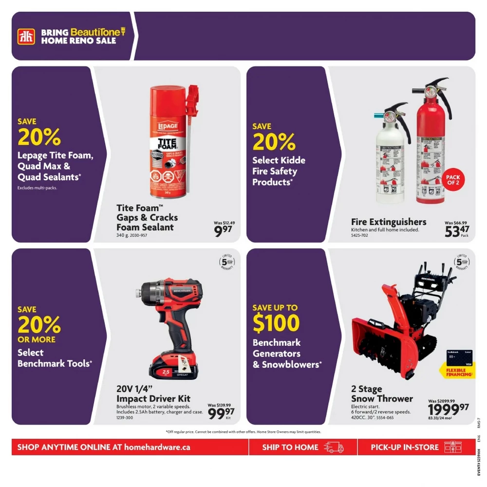 home hardware flyer october 9 22 16 91095159