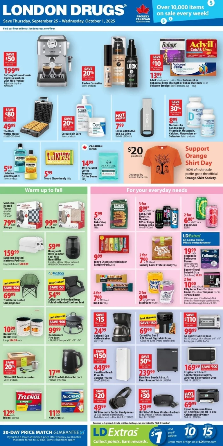 london drugs flyer halloween