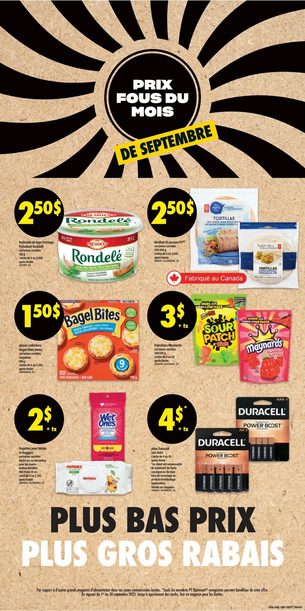 maxi flyer september 25 october 1 4