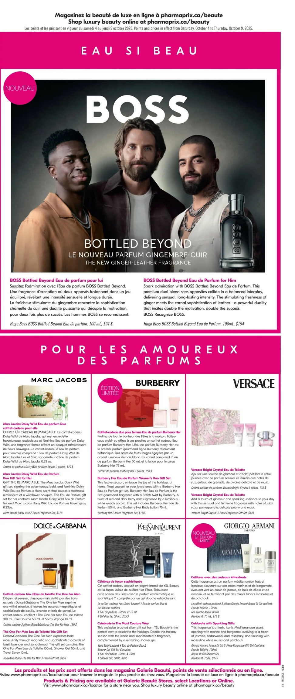 pharmaprix flyer october 4 9 15