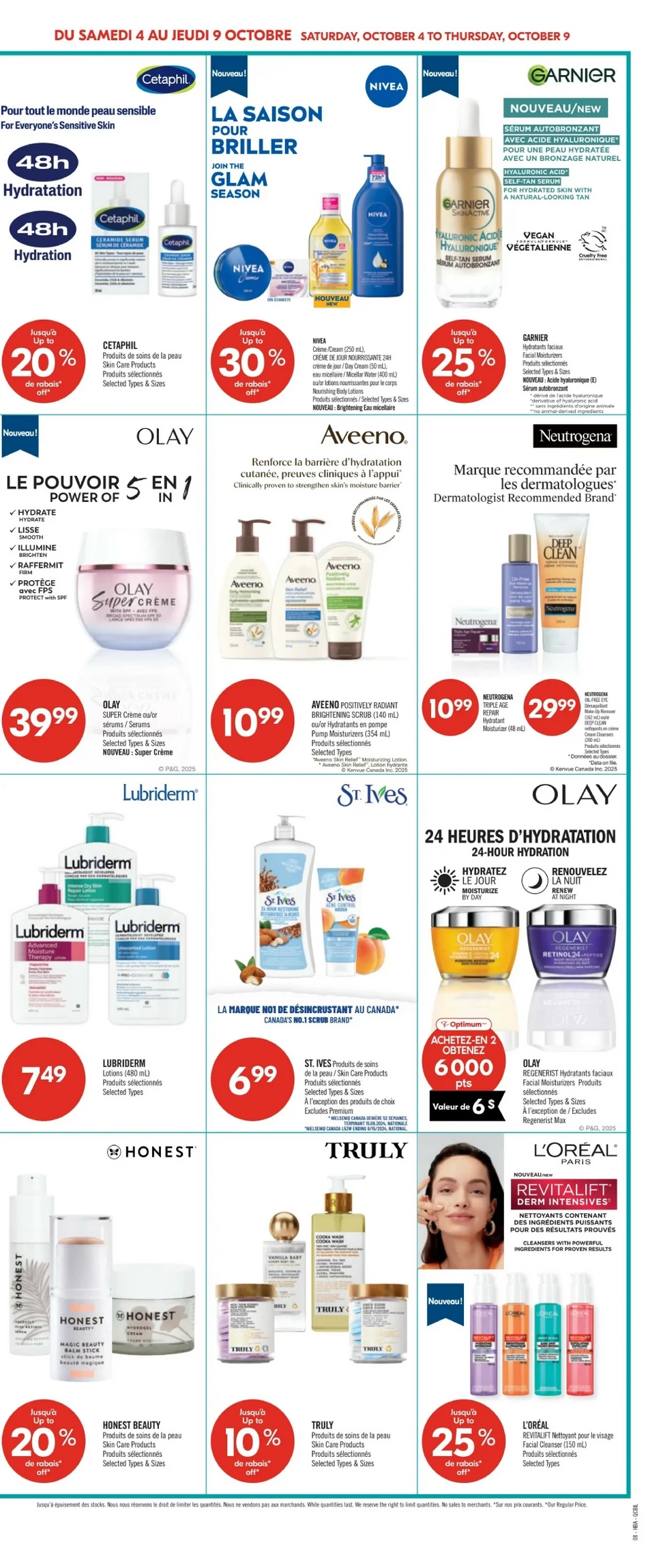 pharmaprix flyer october 4 9 17