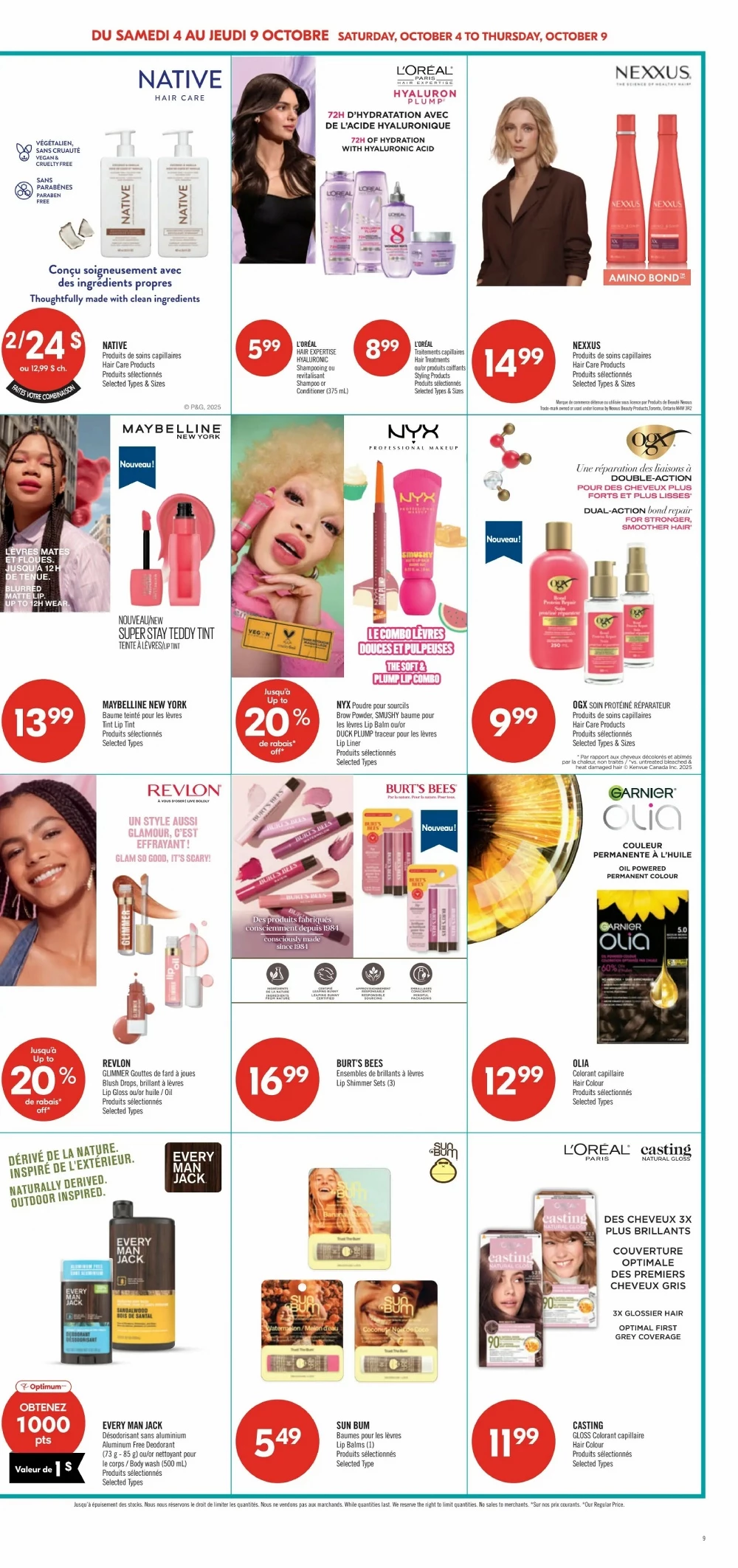 pharmaprix flyer october 4 9 18