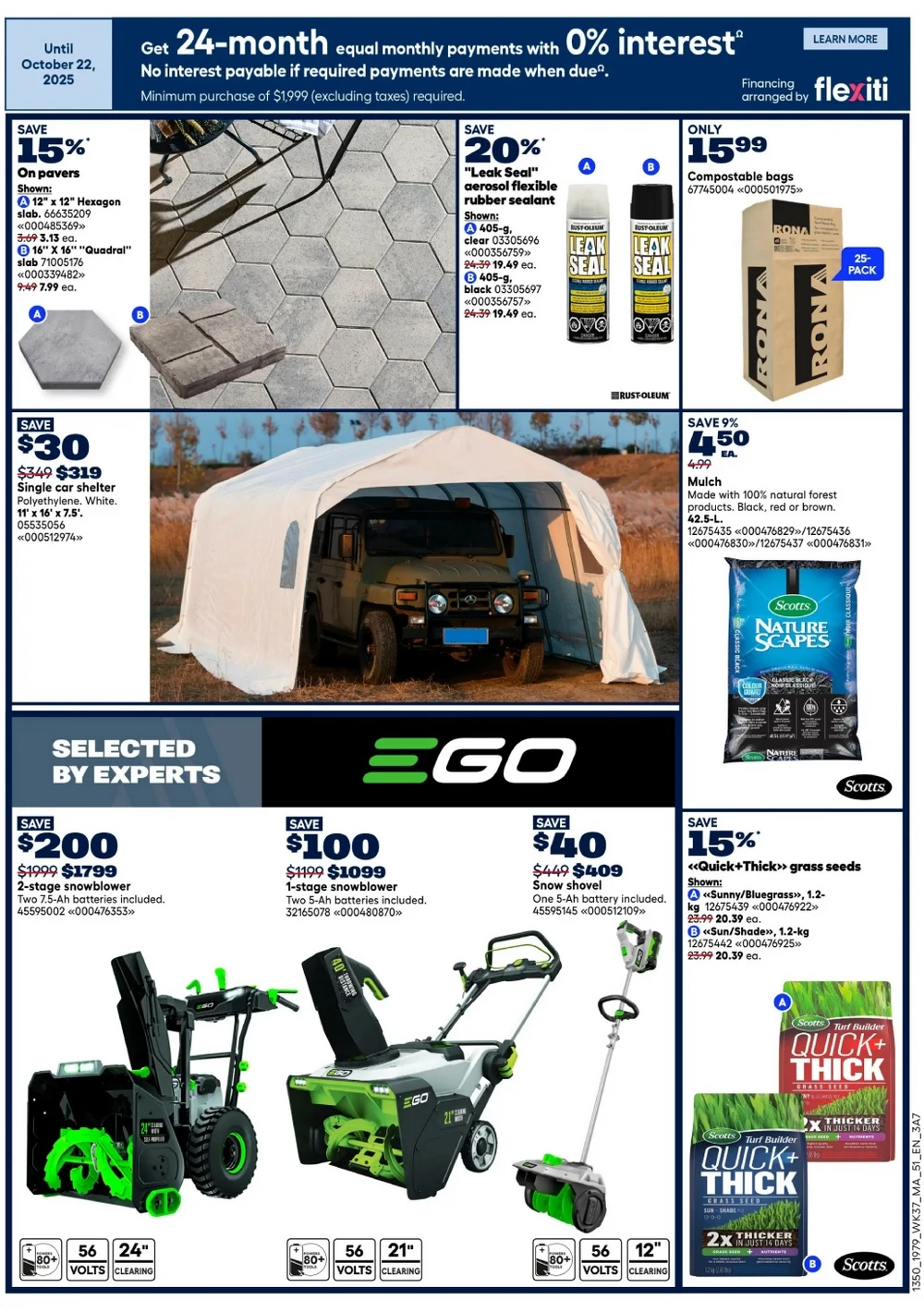 rona flyer october 9 15 8 90537353