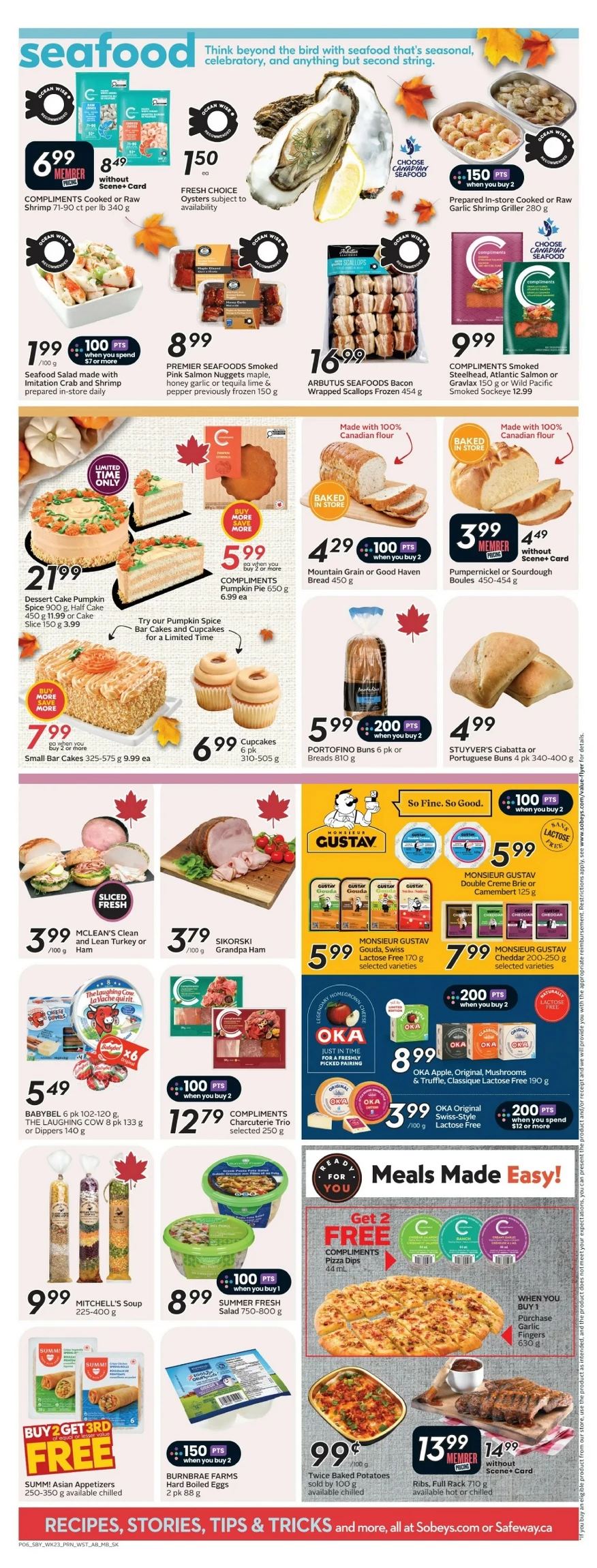 safeway sobeys flyer west october 2 8 10 2888