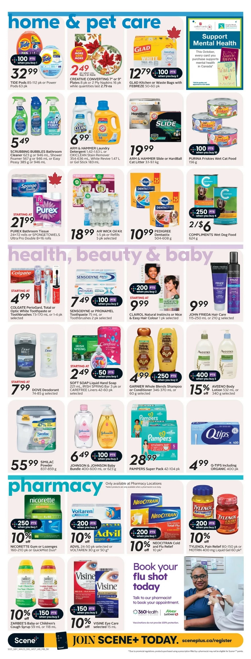 safeway sobeys flyer west october 2 8 13 6047