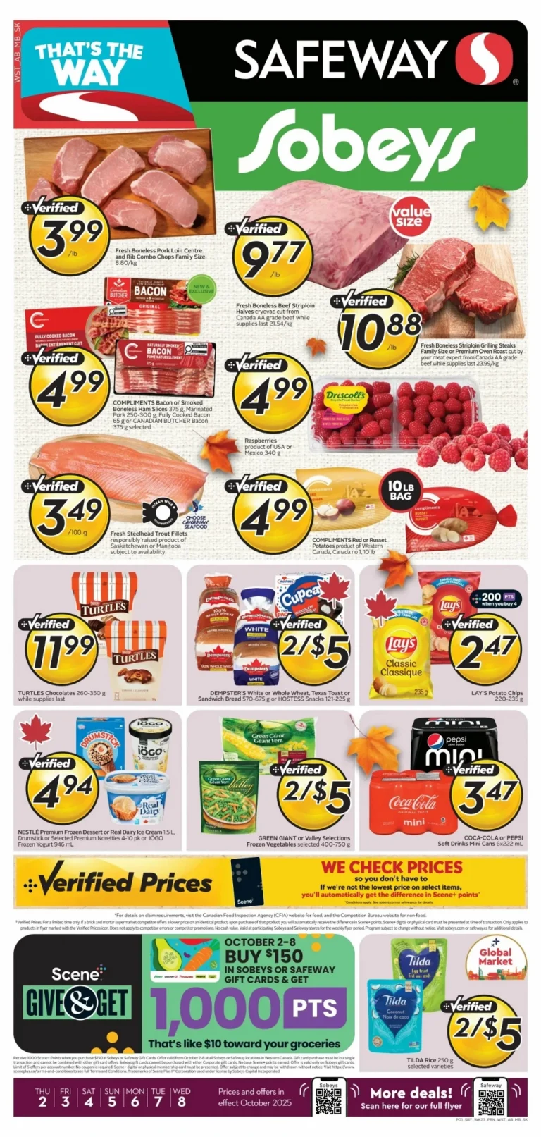 safeway sobeys flyer west