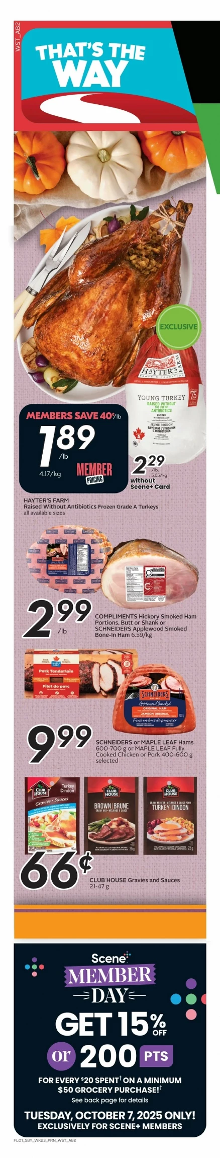 safeway sobeys flyer west october 2 8 2 2205