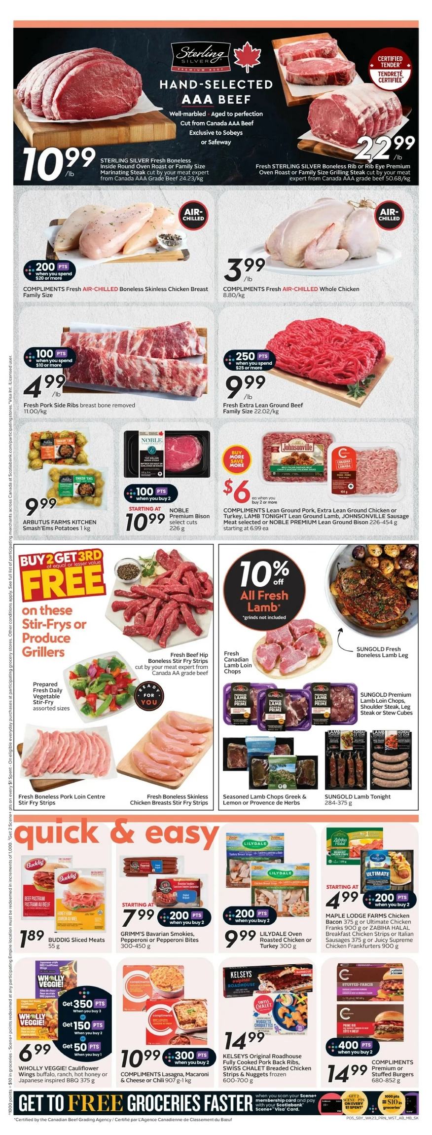 safeway sobeys flyer west october 2 8 9 0453