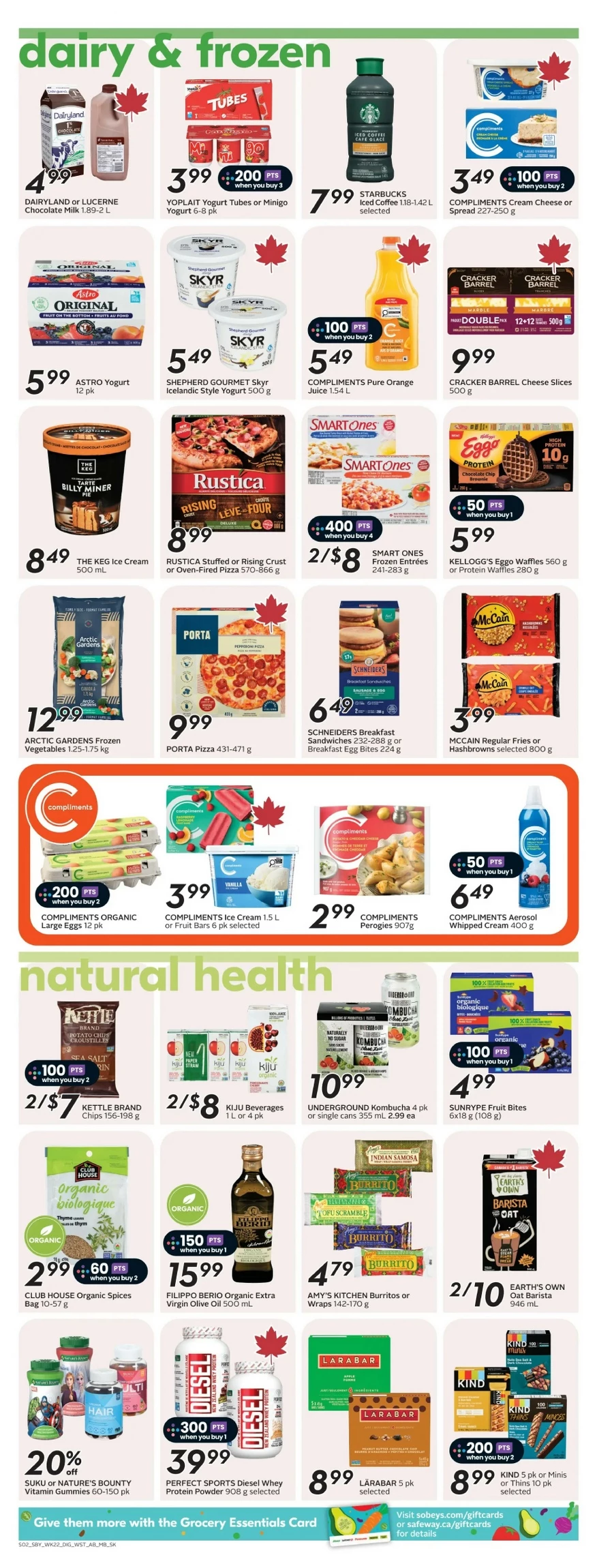 safeway sobeys flyer west september 25 october 1 11